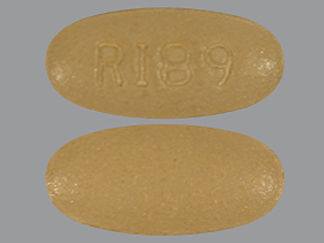 This is a Tablet imprinted with RI89 on the front, nothing on the back.