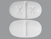 Xyzal: This is a Tablet imprinted with X X on the front, nothing on the back.