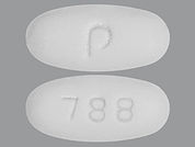 Olmesartan-Amlodipine-Hctz: This is a Tablet imprinted with p on the front, 788 on the back.