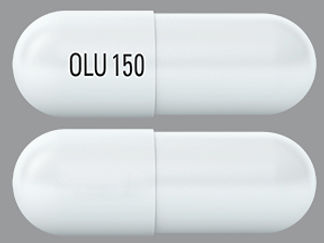 This is a Capsule imprinted with OLU 150 on the front, nothing on the back.