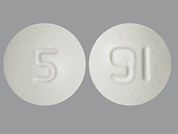 Perphenazine: This is a Tablet imprinted with 5 on the front, 91 on the back.