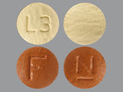 Microgestin Fe: This is a Tablet imprinted with L3 or F on the front, N on the back.