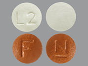 Microgestin Fe: This is a Tablet imprinted with L2 or F on the front, N on the back.