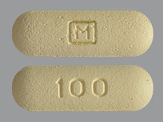 Esto es un Tableta Dr imprimido con logo en la parte delantera, 100 en la parte posterior, y es fabricado por None.