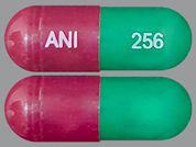 Acebutolol Hcl: This is a Capsule imprinted with ANI on the front, 256 on the back.