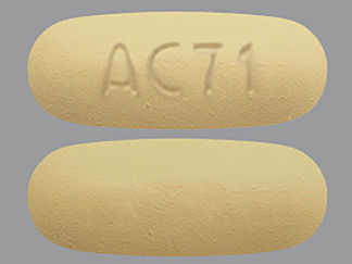 This is a Tablet Dr imprinted with AC71 on the front, nothing on the back.