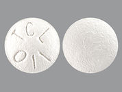 Aspirin: Esto es un Tableta imprimido con TCL 011 en la parte delantera, nada en la parte posterior, y es fabricado por None.