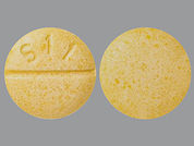 Enalapril Maleate: This is a Tablet imprinted with S 11 on the front, nothing on the back.