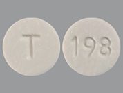 Guanfacine Hcl: Esto es un Tableta imprimido con T en la parte delantera, 198 en la parte posterior, y es fabricado por None.