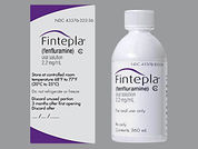 Fintepla: This is a Solution Oral imprinted with nothing on the front, nothing on the back.