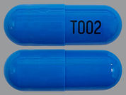 Dexlansoprazole Dr: This is a Capsule Dr Biphasic imprinted with T002 on the front, nothing on the back.