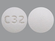 Lurasidone Hcl: This is a Tablet imprinted with C32 on the front, nothing on the back.