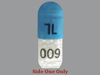 This is a Capsule Dr imprinted with Logo on the front, 009 on the back.