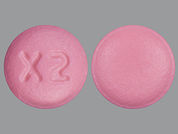 Paroxetine Er: This is a Tablet Er 24 Hr imprinted with X2 on the front, nothing on the back.