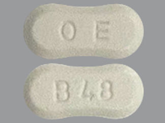 This is a Tablet imprinted with OE on the front, B48 on the back.