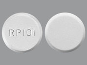 Calcium Antacid: Esto es un Tableta Masticable imprimido con RP101 en la parte delantera, nada en la parte posterior, y es fabricado por None.