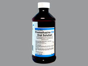 Promethazine W/Dm: This is a Syrup imprinted with nothing on the front, nothing on the back.
