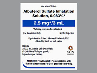 Esto es un Vial Nebulizador imprimido con nada en la parte delantera, nada en la parte posterior, y es fabricado por None.