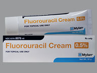 Fluorouracil 0.5% (package of 30.0 gram(s)) Cream