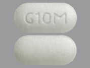 Potassium Chloride: Esto es un Tableta Er Partículas/cristales imprimido con G10M en la parte delantera, nada en la parte posterior, y es fabricado por None.