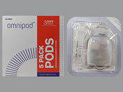 Omnipod Classic Pods (Gen 3): This is a Cartridge imprinted with nothing on the front, nothing on the back.