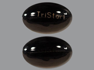 This is a Capsule imprinted with TriStart on the front, nothing on the back.