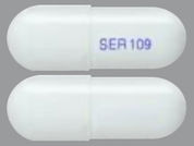 Vowst: This is a Capsule imprinted with SER 109 on the front, nothing on the back.