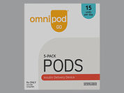 Omnipod Go Pods: This is a Cartridge imprinted with nothing on the front, nothing on the back.