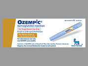 Ozempic: This is a Pen Injector imprinted with nothing on the front, nothing on the back.