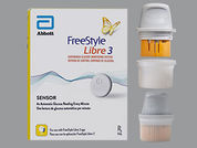 Freestyle Libre 3 Sensor: This is a Each imprinted with nothing on the front, nothing on the back.