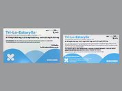 Tri-Lo-Estarylla: This is a Tablet imprinted with SZ on the front, T5 or T6 or T7 or J1 on the back.