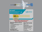 Brixadi: This is a Solution Er Syringe imprinted with nothing on the front, nothing on the back.