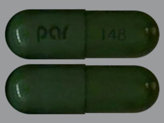 This is a Capsule Dr Biphasic imprinted with par on the front, 148 on the back.