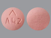 Desvenlafaxine Succinate Er: Esto es un Tableta Er 24 Hr imprimido con logo and A42 en la parte delantera, nada en la parte posterior, y es fabricado por None.