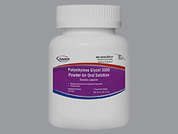 Polyethylene Glycol: This is a white Powder imprinted with nothing on the front, nothing on the back, and is manufactured by CAMBER CONSUMER.