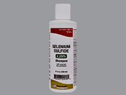 Selenium Sulfide: This is a Shampoo imprinted with nothing on the front, nothing on the back.
