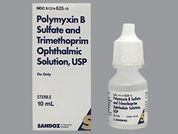 Polymyxin B Sul-Trimethoprim: Esto es un Gotas imprimido con nada en la parte delantera, nada en la parte posterior, y es fabricado por None.