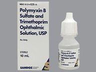 Polymyxin B Sul-Trimethoprim 10000-1/Ml (package of 10.0) Drops