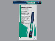 Levemir Flexpen: Esto es un Inyector De Insulina imprimido con nada en la parte delantera, nada en la parte posterior, y es fabricado por None.