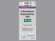 Supositorio Rectal de 50 Mg de Indomethacin
