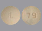 Nebivolol Hcl: This is a Tablet imprinted with L on the front, 79 on the back.