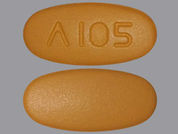 Pregabalin Er: This is a Tablet Er 24 Hr imprinted with logo and 105 on the front, nothing on the back.