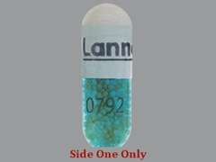 This is a white oblong Capsule Er 24 Hr imprinted with Lannett on the front, 0792 on the back, and is manufactured by LANNETT CO. INC.