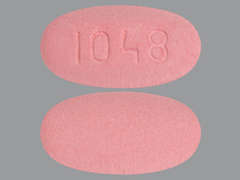 This is a light pink oval Tablet imprinted with 1048 on the front, nothing on the back, and is manufactured by ZYDUS PHARMACEU.