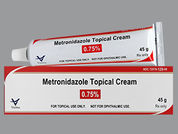 Metronidazole: This is a Cream imprinted with nothing on the front, nothing on the back.