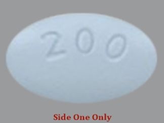 This is a Tablet imprinted with 200 on the front, Zejula on the back.