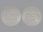 Fyavolv: This is a Tablet imprinted with F51 on the front, LU on the back.