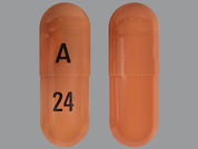 Galantamine Er: This is a Capsule Er Pellets 24 Hr imprinted with A on the front, 24 on the back.