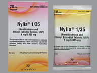 Tableta de 1 Mg-35Mcg de Nylia
