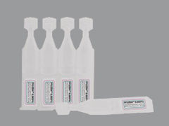 This is a Dropperette Single-use Drop Dispenser imprinted with nothing on the front, nothing on the back.